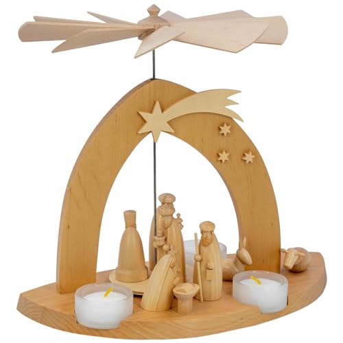 Seiffener Volkskunst Schalling | Weihnachtspyramide Pyramide...