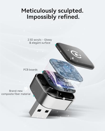 Image of Spedal 2026 2-in-1 Wireless CarPlay & Android Auto Adapter, Ultra Mini Dongle Converts Wired to Wireless, WiFi 6 & Bluetooth 5.4, Plug & Play Stick for Cars with Factory Wired System, Low Latency