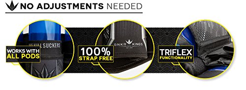 Bunker Kings V5 Supreme Pack Strapless Paintball Harness Pod Pack - 5+8 Wks Black #TOP4