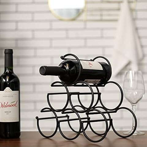 JHY DESIGN Rustic Freestanding Wine Rack Cover