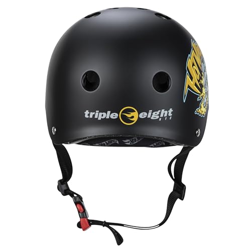 Image of Triple Eight Certified Sweatsaver Helmet for Skateboarding, BMX, Roller Derby, Roller Skating, Inline Skating, Scooter and Bike