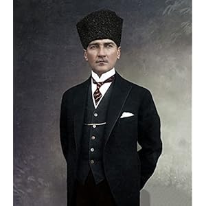 Turkije Mustafa Kemal Ataturk Turkse Decoratieve Kraft Poster Klassieke Canvas Schilderij Muur Posters Stickers Home…