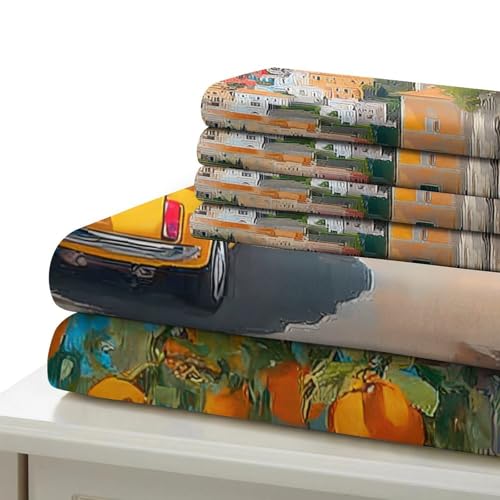 Housse de Couette Imprimé 3D Lavable Machine avec Éclair Dissimulé - 7