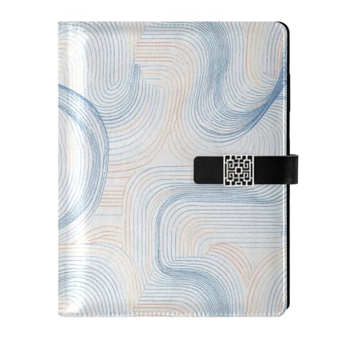 Carnet de notes vert ligné cuir 16,7 x 9,2 cm étanche pour agenda