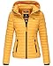Produktbild Marikoo Samtpfote Damen Jacke Steppjacke Frühling Übergangsjacke gesteppt Kapuze