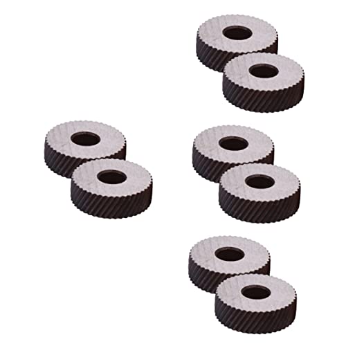HOMSFOU 4sets Steel Knurling Wheel Linear Tool Wheel High Strength Knurling for Tool 2pcs*4
