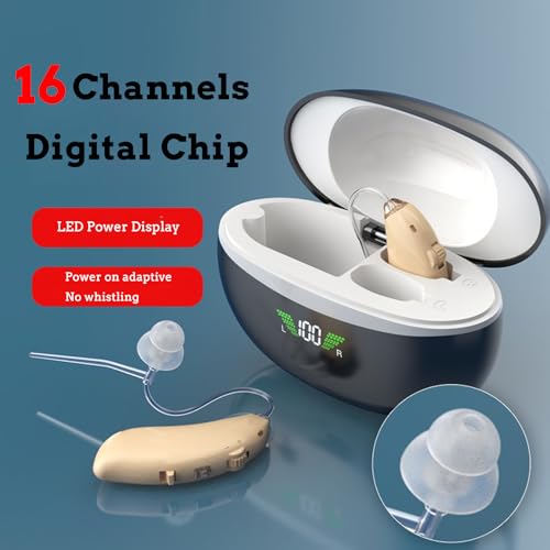 Hearing Aids (Not Amplifiers) Rechargeable 16-Chanels Digital Noise Cancellation Hearing Aids for Seniors Hearing Loss High Sound Quality - Image 4