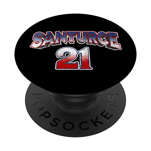 Vintage Santurce 21 Boricua Puerto Rico Baseball Jersey Gift PopSockets Swappable PopGrip
