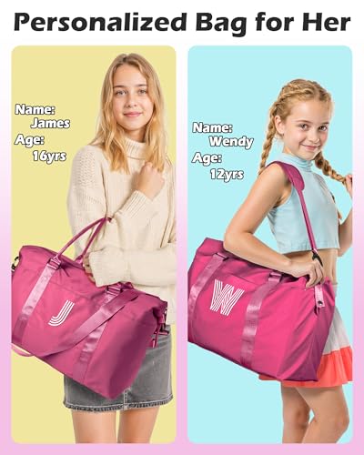 Image of Gifts for Preteeens Girls 10-13, Birthday Gift, Initial Travel Bag