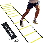 20ft Adjustable Agility Ladder with Carry Bag – Football Training Equipment & Speed Ladder for Soccer, Basketball – Agility Training Equipment for Footwork Drills