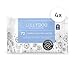 LILLYDOO Baby Wipes with 99% Water – Unscented, Hypoallergenic, Plant-Based, Strong & Plastic-Free, Compostable, 4 resealable Packs x 72 (288 Wipes Total)