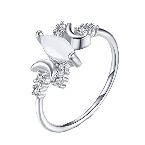 triple moon engagement ring