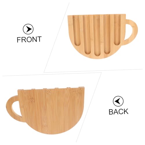 Support capsules bois contre le désordre du café : rangement compact de comptoir créatif