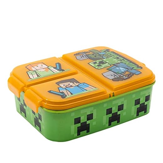 Stor |Multi Compartment Sandwich Box Minecraft