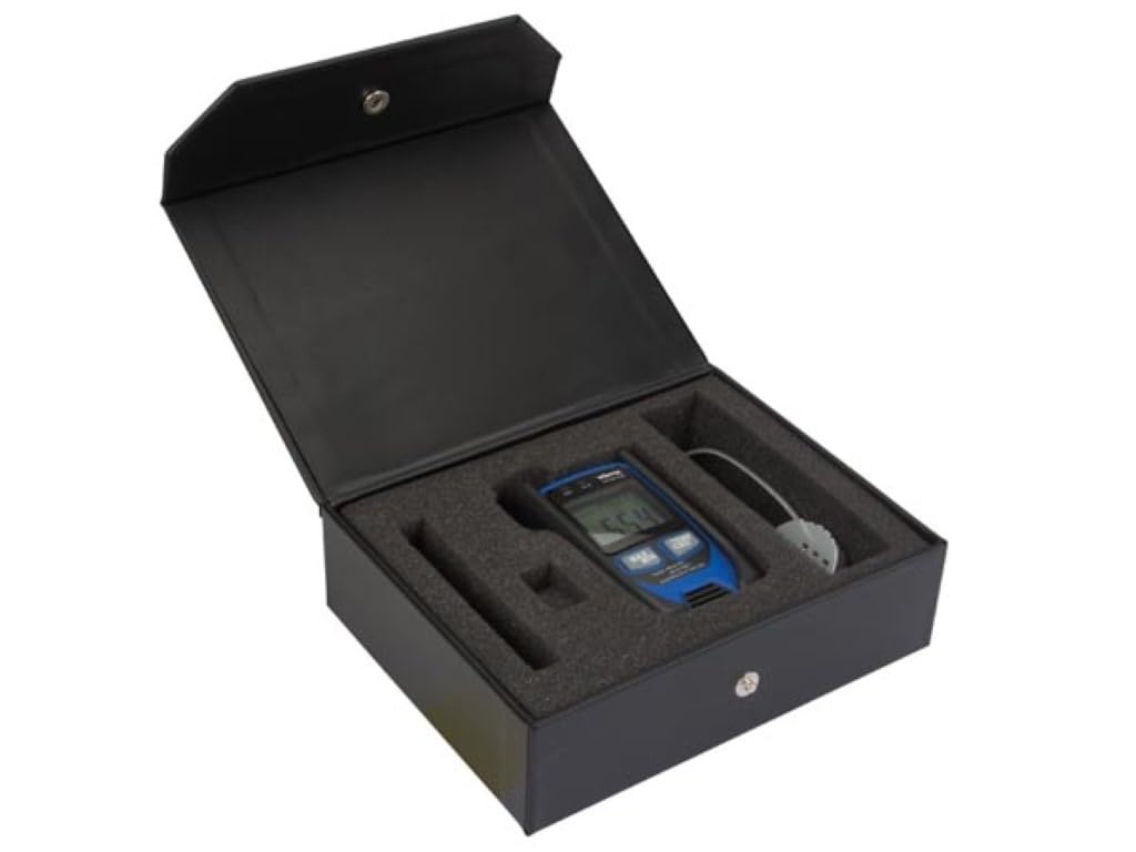 Velleman Datalogger, misura temperatura e umidità, USB, display LCD, allarme forte, batteria a lunga durata
