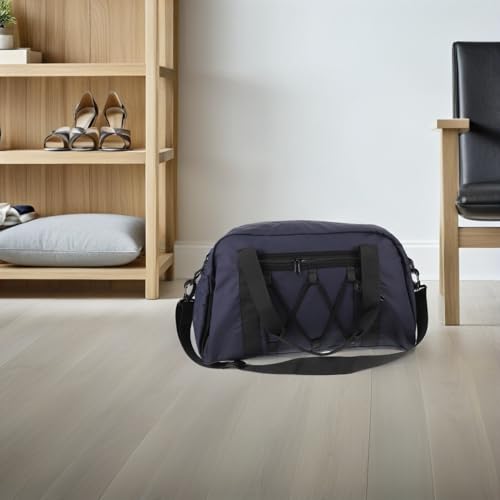 Bolsa de viaje azul grande TOYANDONA resistente al agua con amplio espacio interior 5