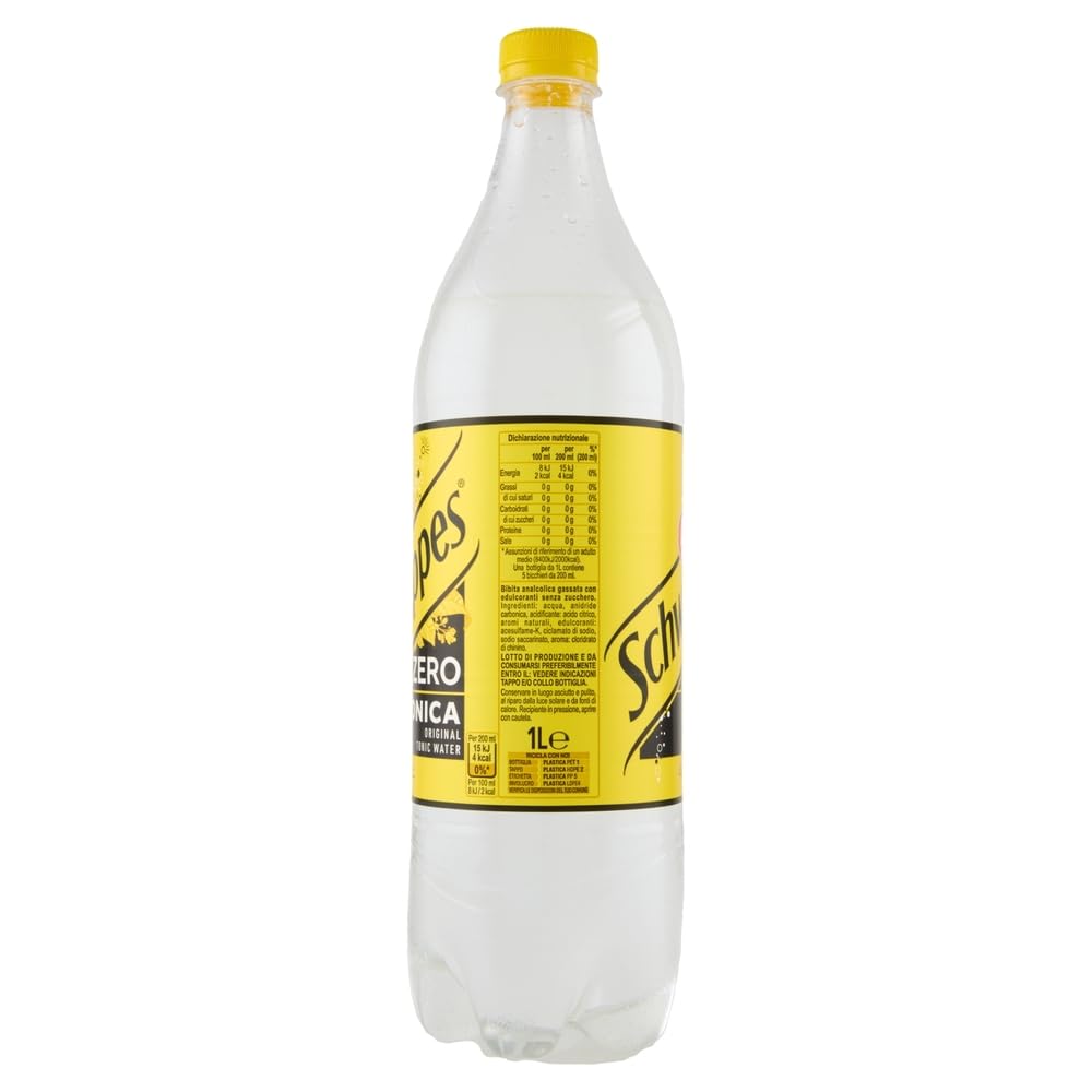 Italian Gourmet Zero Limonaden Mix 36 x 1L – kalorienarme Erfrischungsgetränke ohne Zucker, Kohlensäure, Agrumi/Limone/Tonic Water + Italian Gourmet Polpa