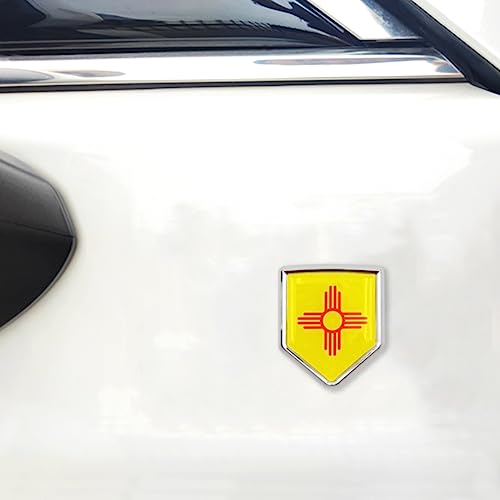 Emblema de Nuevo México calcomanía cromada Overdecor resistente para proteger y decorar el coche 5