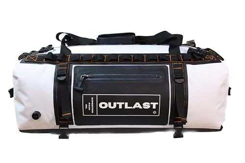 Waterproof Duffel Bag Backpack 65L Scuba Zip Enclosure Dry Bag Fishing, Overland Backpack, Hiking,Camping Adventure Ready