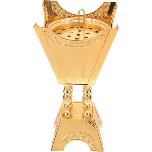 Brûleur d'parfum métal doré moyen-orient petit format diffuseur encensoir - 2
