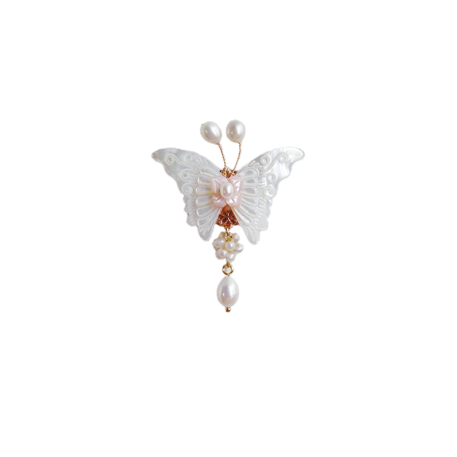 Safety Pin Brooch Pin Broach Badge Brooch Lapel Pin Klasyczna Chińska Ręcznie Robiona Broszka Motylkowa Z Cheongsamem I Biżuterią Spinki Do Włosów Hanfu