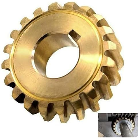 Haiouus 917-04861 Worm Gear 20T Compatible with MTD CUB Cadet Craftsman 40" - 42" Snowblowers, 917-04861 Worm Gear Replaces Snowblower 717-04449, 717-0528, 618-0528, 917-0528 Worm Gear - 20 Tooth Cover