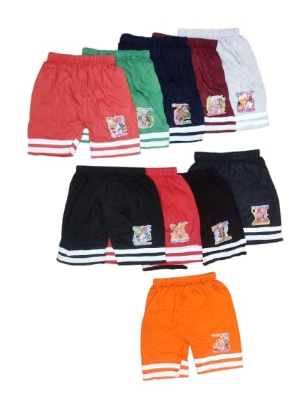 10 Pack | VA Baby Bottoms | 100% Super Soft Pre-Shrunk Cotton | Unisex Wearable for Baby Boys & Girls | Comfortable Casual (Multicolor)-image-12