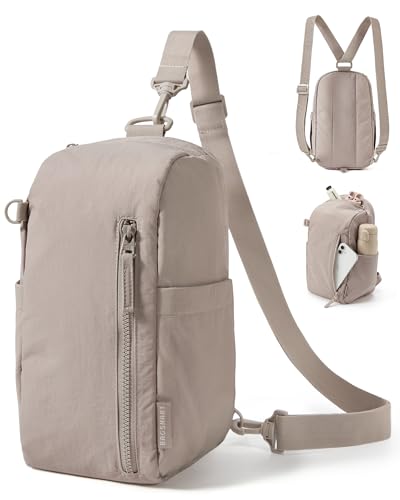 Image of BAGSMART Small Crossbody Bags for Women, Puffer Sling Bag Fanny Packs, Purses Hobo Handbag for Daily Travel Hiking