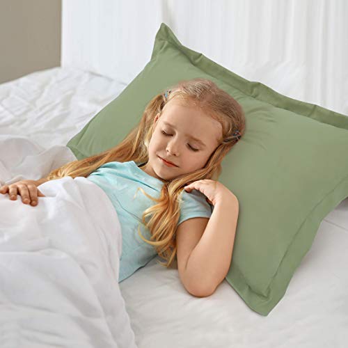 PiccoCasa Pillow Shams Double Brushed Microfiber, 2 Packs Pillowcases with Envelope Closure,Soft and Comfortable Pillowcases Sage 50 x 75cm - Cosy Home Interiors PiccoCasa Pillow Shams Double Brushed Microfiber, 2 Packs Pillowcases with Envelope Closure,Soft and Comfortable Pillowcases Sage 50 x 75cm - Image 3