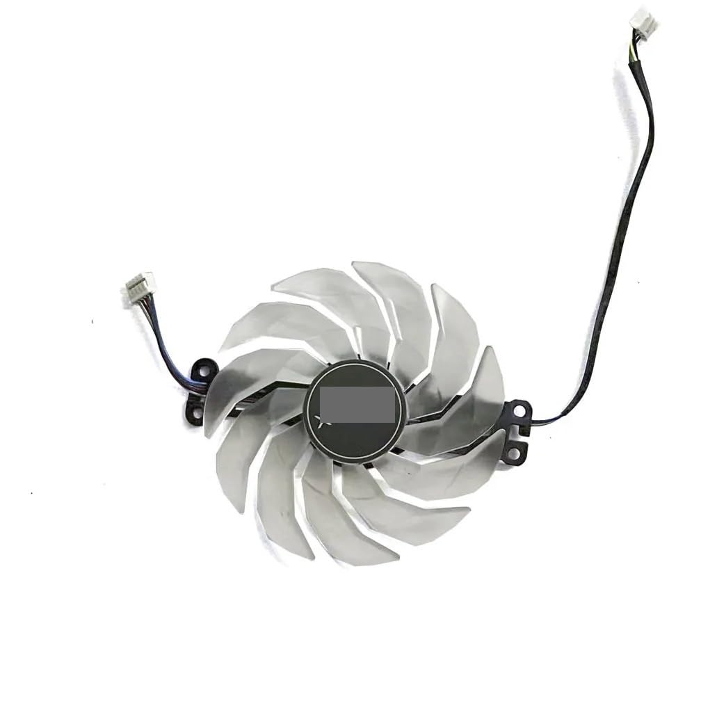 Ventilador GPU de TH9215S2H-PDB03 TH1015S2H-PBA01 92MM y 102MM para Galax RTX3080 3070 3080Ti 3070Ti EX, Tarjeta gráfica refrigeración para Jugadores(Gold)