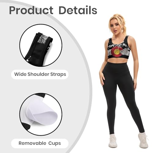 Image of Yoga top Women's Cheerleading Uniform Gym Outfit Running Crop Tops Yoga Shirts Casual Tank Top