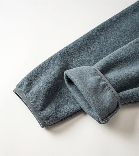 Image of Toddler Boys Girls Fleece Jacket Lightweight Fall Spring 2-12 Years | Soft Anti-Pilling Fleece, Easy Zip-Up, Hand-Warm Pockets, Windproof Stand Collar, Wear Alone or as Layer, Ideal for School