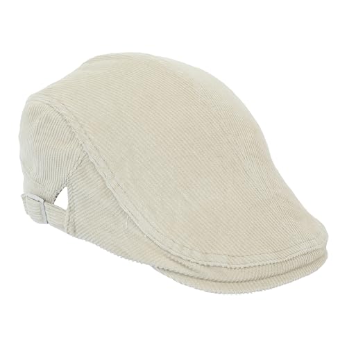 Image of FabSeasons Cotton Ivy Flat Golf Cap - Classic Newsboy Gatsby Hat for Men