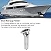 Septpenta Marine Telescopic Rod Cup Holder, 2 in 1 Dual Function, 280 mm Stainless Steel Rod Holder for All Watercrafts (15 Degrees)