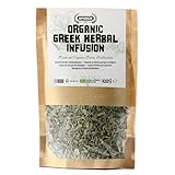 APSOGO Infusión de Hierbas Griegas Ecológicas - Montaña, Salvia, Diktamo & Melisa - Hoja suelta - Sin cafeína - Bolsa ecológica - 100 g