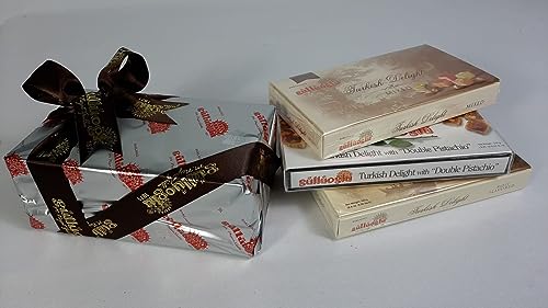 Gulluoglu Assorted Turkish Delight Candy Set, 3 Pack (each pack 2...