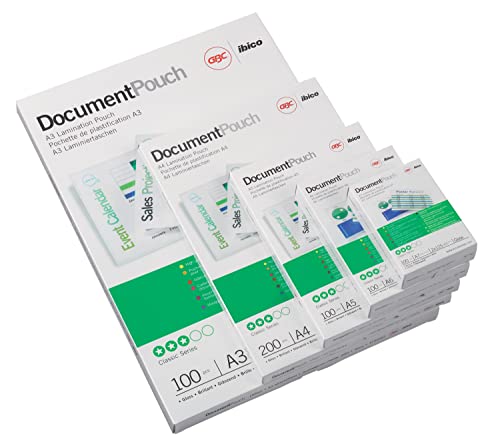 GBC Confezione da 100 Pouches per Plastificazione