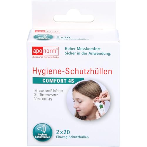 Aponorm Fieberthermometer Ohr Comfort Schutzhüllen, 40 St