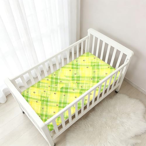 Drap de berceau en coton doux imprimé pour lit de bébé mixte - 7