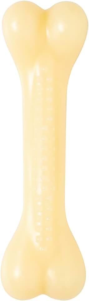 JAMBO PET Osso Mordedor Tuff Para Cachorro, Para Brincar, Feito em Nylon Resistente, Livre De Substâncias Tóxicas, Remove Tártaro (Pequeno)