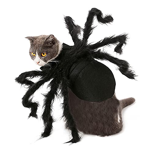 Halloween Haustier Kostüm,Hundekostüm Spinne , Plüsch , Katzen Urlaub Dekoration, Pet Cosplay Party Halloween Special Events für Hunde,