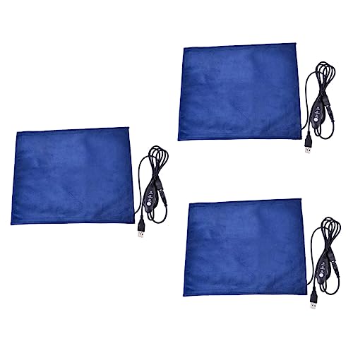 POPETPOP 3pcs Pet Heating Mat Electric Dog Blanket Cat Heating Pad Pet Blanket Constant Temp Heater