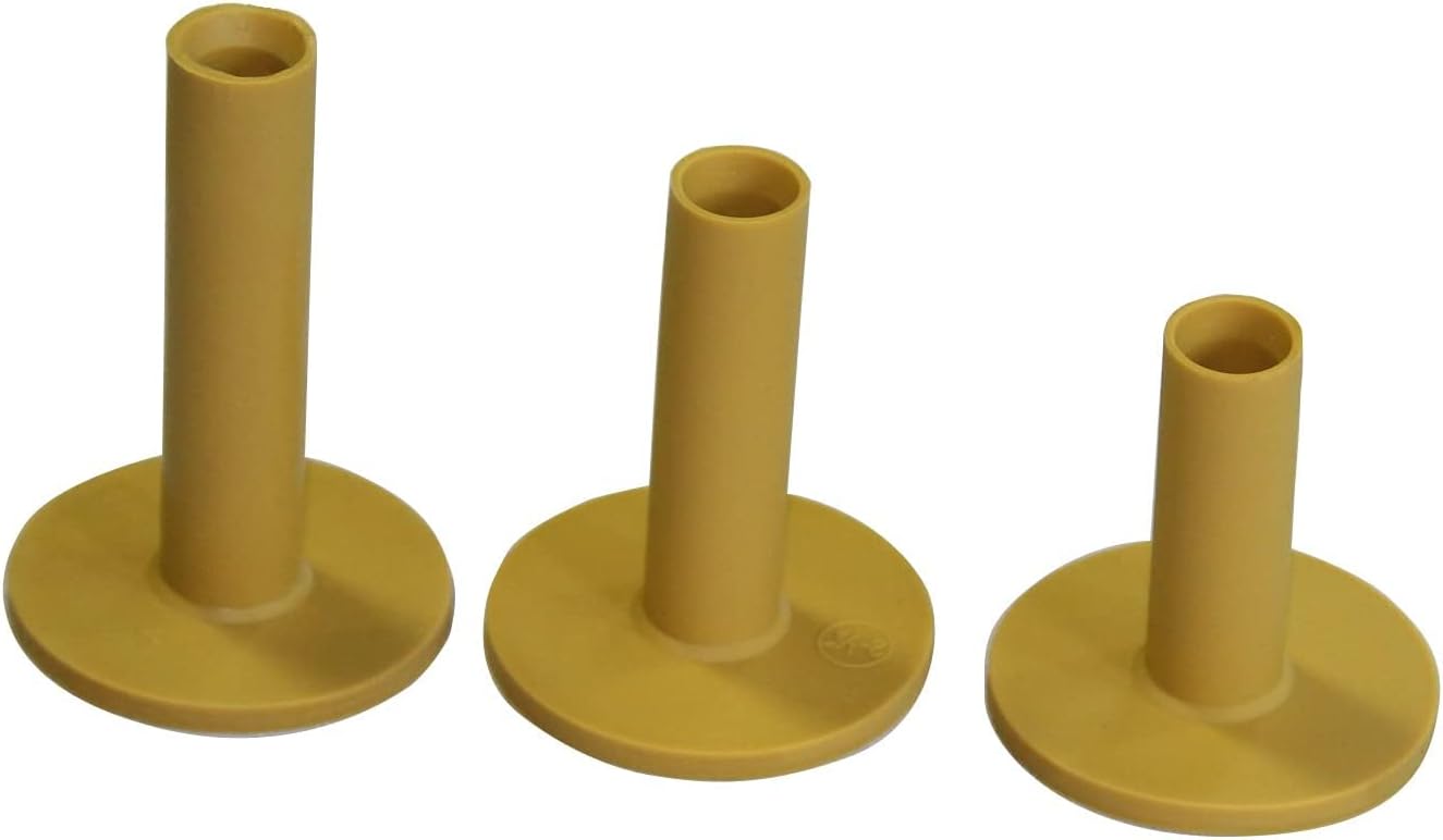 Golf Rubber Tee, 3 Pieces Different Sizes Packed. 75mm,65mm,54mm