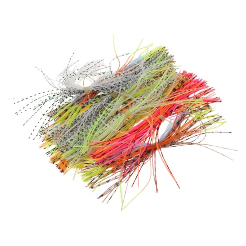 12pcs Silicone Spinnerbait Skirts for Fishing Lures, Multicolored
