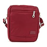 Pacsafe Citysafe CS75 Anti-Theft Cross-Body and Travel Bag, Cranberry