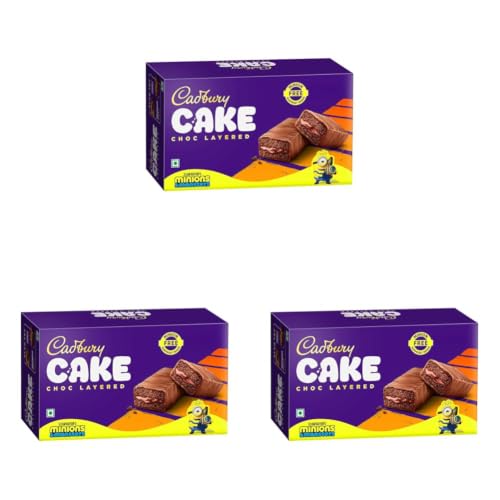 Image of Cadbury ChocLayered Cake Minion Pack, 228 g (Pack of 3)