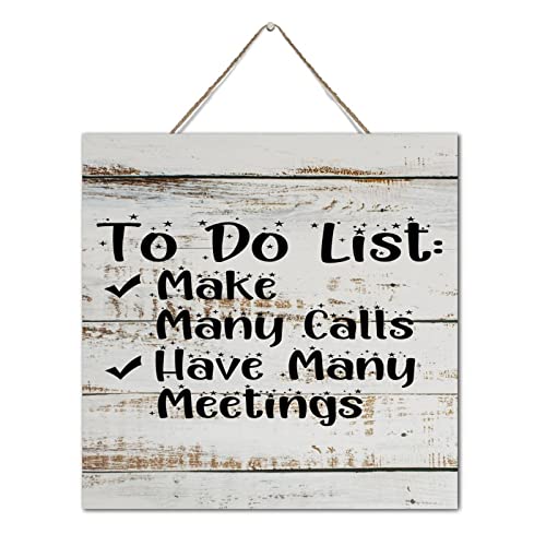 Décoration murale moderne en bois To Do List pour bureau chic