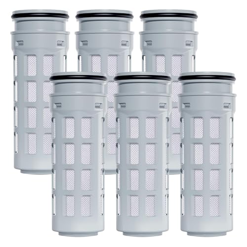 Waterdrop Replacement for Brita® Stream Pitcher Water Filter, Brita® OB05 Filter Pitchers and Dispensers, Pour Through Filters, Upgraded 7-stage Filters, Lasts 2 Months, Pack of 6