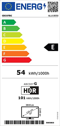 Cecotec TV LED Smart TV A1 -Serie Alu10050. 4K UHD 50" – Bild 7