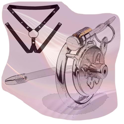 Inverted Stainless Steel Fitness Cage Protective Set with 1 Tube and 1 Adjustable Waist Belt -A60US (B:40mm)